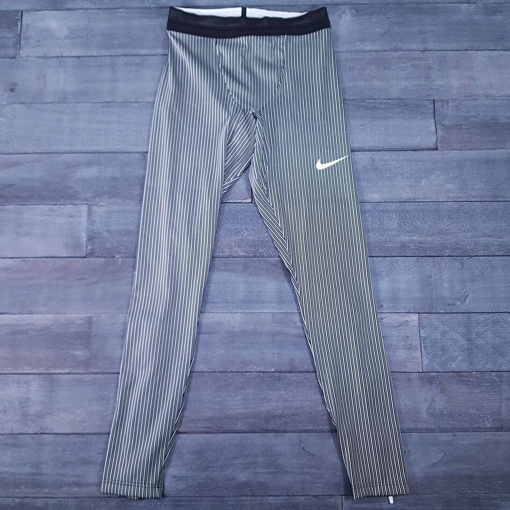 NIKE Pro Elite Official Racing Tights Pants Mens SMALL‎ Black White Made In USA